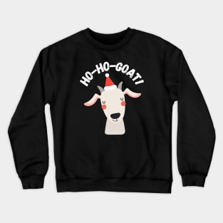 Ho-Ho-Goat! Christmas humor Crewneck Sweatshirt